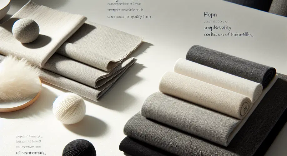 Embracing Simplicity: The Fundamentals of Minimalist Textile Choices